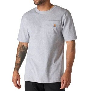 Carhartt Heather Gray Short Sleeve Pocket Tee
